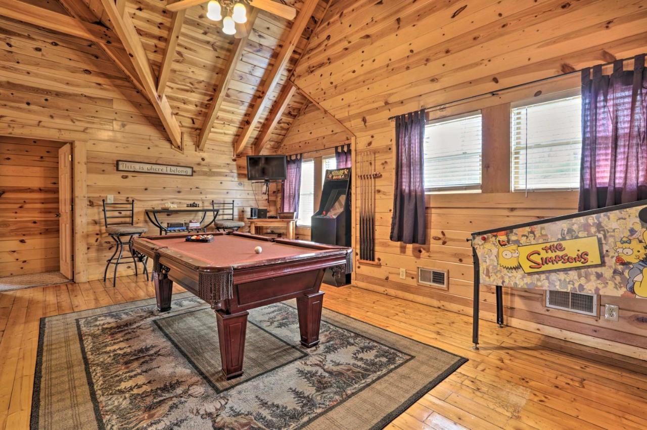 Pigeon Forge Cabin With Games, 1 Mi To Parkway! Екстер'єр фото